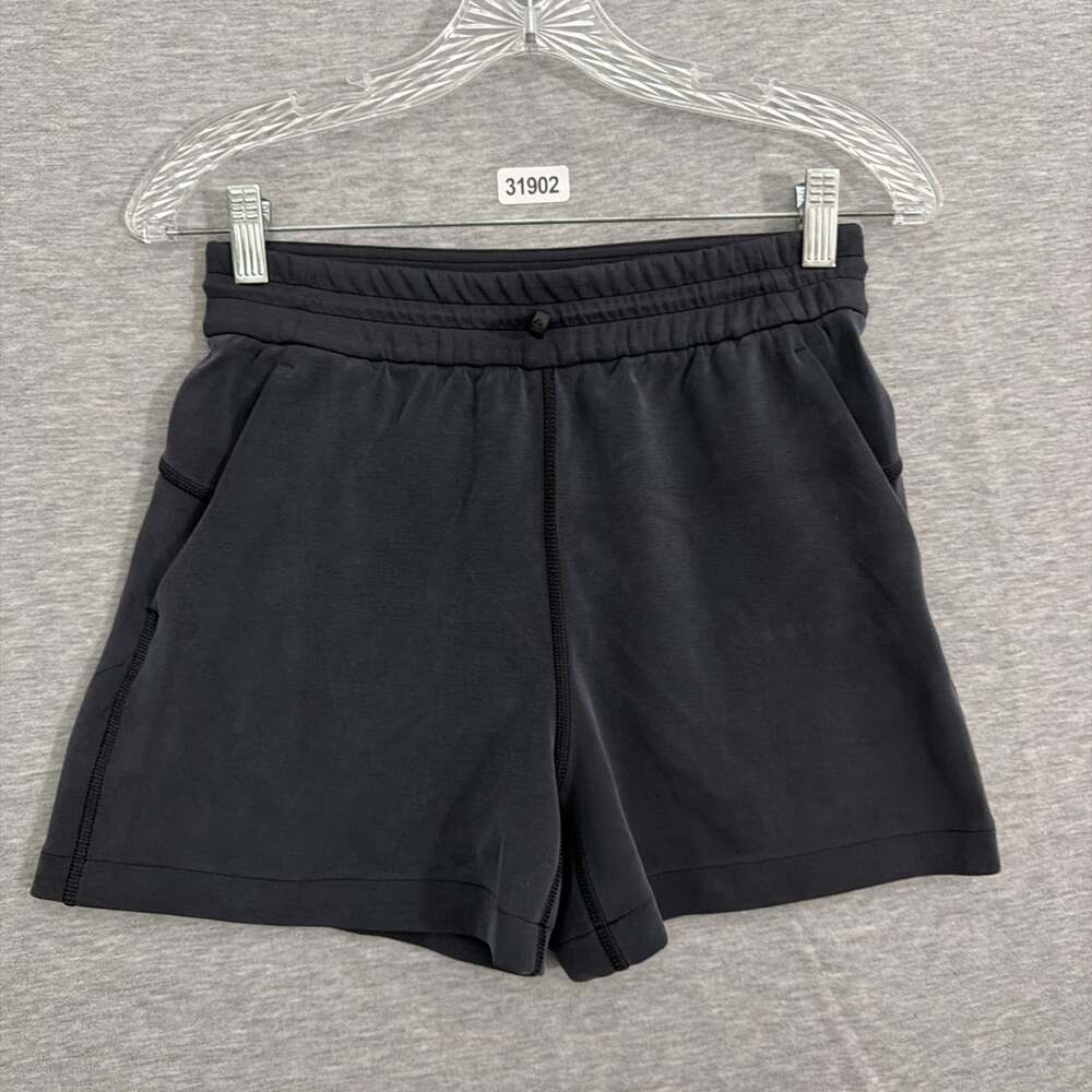 Lululemon Women's Size 4 Black Softstreme High Rise Shorts 4" Inseam